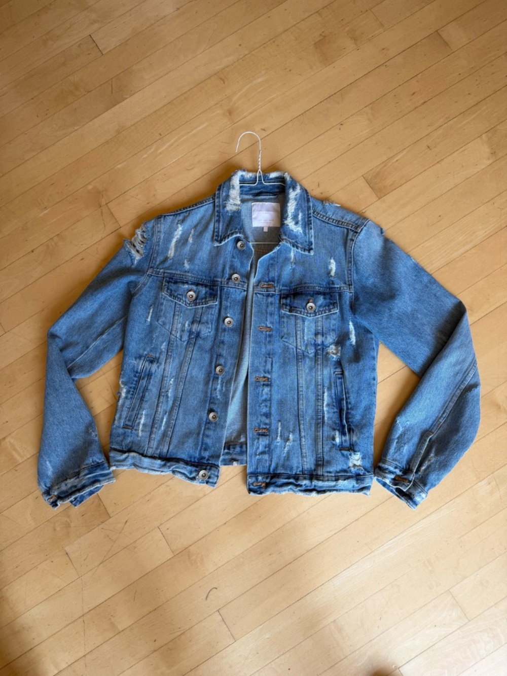 Zara Trafaluc denim Jean jacket, S, GL1383 - Picture 2 of 6